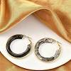 304 Stainless Steel Hoop Earrings For Women EJEW-B113-02G-02-2