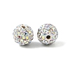 Polymer Clay Rhinestone Beads RB-N006-18-3