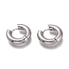 Tarnish Resistant 201 Stainless Steel Huggie Hoop Earrings EJEW-L256-05H-P-1