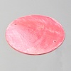 Natural Capiz Shell Connector Charms SHEL-WH0002-09B-2