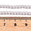 Opaque Solid Color Imitation Jade Glass Beads Strands EGLA-A044-P2mm-D19-4