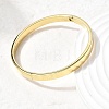 201 Stainless Steel Plain Bangles BJEW-Z151-01G-01-3