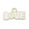 Valentine's Day Alloy Enamel Pandants PALLOY-V001-06F-1