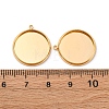 Brass Pendant Cabochon Settings KK-F898-20E-G-3