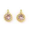 Brass Micro Pave Cubic Zirconia Pendants KK-H204-03G-04-1