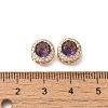 Rack Plating Brass Micro Pave Cubic Zirconia Beads KK-S399-09G-D-3