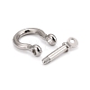 Alloy D-Ring Anchor Shackle Clasps X-PALLOY-L169-08-2