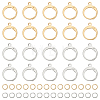 80Pcs 304 Stainless Steel Leverback Earring Findings DIY-ME0001-05-1