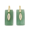 Natural Green Aventurine Faceted Pendants GG-CBA4154-06G-01-1
