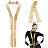 2Pcs Sparkle Aluminum Sequins Neckties for Women NJEW-HY0002-21A-1