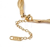 304 Stainless Steel Twist Rope Chain Bracelet for Men Women BJEW-P284-02G-3