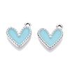 Rack Plating Alloy Enamel Charms LS-ENAM-N056-343P-E-1