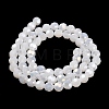 Imitation Jade Glass Beads Stands EGLA-A035-J8mm-B05-3