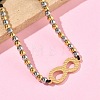 304 Stainless Steel Infinity Link Bracelets BJEW-F534-01GP-02-3