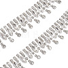 Iron Crystal Rhinestone Cup Chain CH-CW0001-02-3