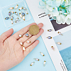 30Pcs 5 Colors Natural Freshwater Shell Rice Charms PALLOY-AB00092-3