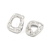 Non-Tarnish Trapezoid 304 Stainless Steel Ear Studs EJEW-L290-006P-2