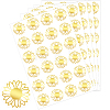 Gold Foil Self-adhesive Stickers DIY-WH20001-13E-1