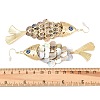 Alloy Dangle Earrings EJEW-D349-01G-4