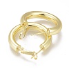 Brass Hoop Earrings X-EJEW-I250-01B-2