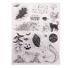 Halloween Transparent Silicone Stamps HAWE-PW0001-161-1