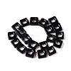 Dyed & Heated Natural Black Agate Beads Strands G-N342-102C-3