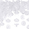 100Pcs Plastic Ear Nuts KK-TADJ0001-36-3