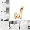 Brass Letter Charms KK-G554-22G-M-3