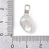 Brass & ABS Plastic Pearl Pendants PL-CBAEB37-01B-P-3