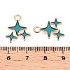Alloy Enamel Pendants ENAM-T020-38D-RS-3