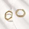 201 Stainless Steel Hoop Earrings EJEW-Z137-02G-04-3