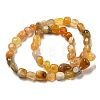 Natural Botswana Agate Beads Strands G-D081-A10-02-3