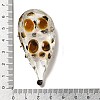 3D Hedgehog Handmade Lampwork Ornaments Figurine DJEW-C013-02-3