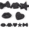 5Pcs 5 Styles Handmade Polymer Clay Pendants RB-BT0001-05D-1