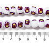 Printing Glass Beads for Necklaces Bracelets Making GLAA-B020-02A-08-5