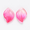 Transparent Spray Painted Glass Pendants GLAA-S054-001B-01-2