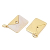 Brass Micro Pave Cubic Zirconia Pendants KK-U058-19G-2
