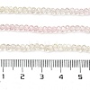 Transparent Painted Glass Beads Strands X-DGLA-A034-T1mm-A25-3