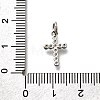 Brass Micro Pave Cubic Zirconia Charms KK-P295-54P-3