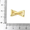 Brass Micro Pave Cubic Zirconia Fold Over Clasps KK-P290-21G-3