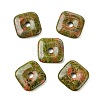 Natural Unakite Pendants GG-D003-B02-05-1