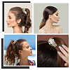 4Pcs 4 Style Lovely Pearl Rhinestone Claw Hair Clips PHAR-CP0001-05-6