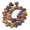 Painted Glass Beads Strands GLAA-Z021-11A-2
