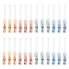 60Pcs 4 Colors Plastic Clothespin KY-TA0001-64-3