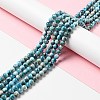 Natural Apatite Beads Strands X-G-G858-01A-2