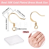 100Pcs Brass Earring Hooks KK-CN0001-79-2