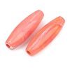 Opaque Acrylic European Beads OACR-G064-08A-2