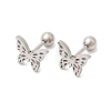 304 Stainless Steel Nose Bone Rings STAS-B126-14P-01-4