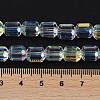 Electroplate Glass Beads Strands GLAA-G112-07H-4