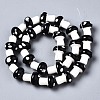 Handmade Porcelain Ceramic Beads Strands PORC-T006-05A-2